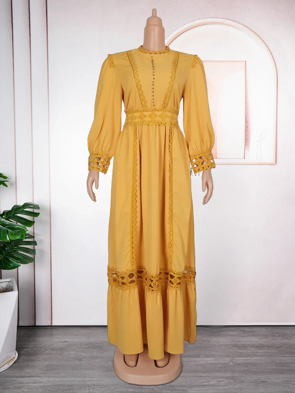 Amay Party Dresses for Women New Fashion Evening Gown Plus Size Elegant Turkey Muslim Maxy Dress Dashiki Ankara Kaftan