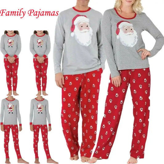 Max PUDCOCO Christmas Family Matching Pajamas Set Adult Women Kids Santa Claus Sleepwear Nightwear Outfits