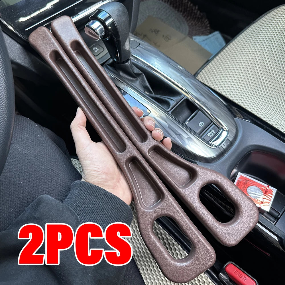 Maxy 2Pcs Car Seat Gap Plug Strip Proof Seat Gap Storage Organizer Side Seam Car Gap Filler Leak Interior Decoration Universal
