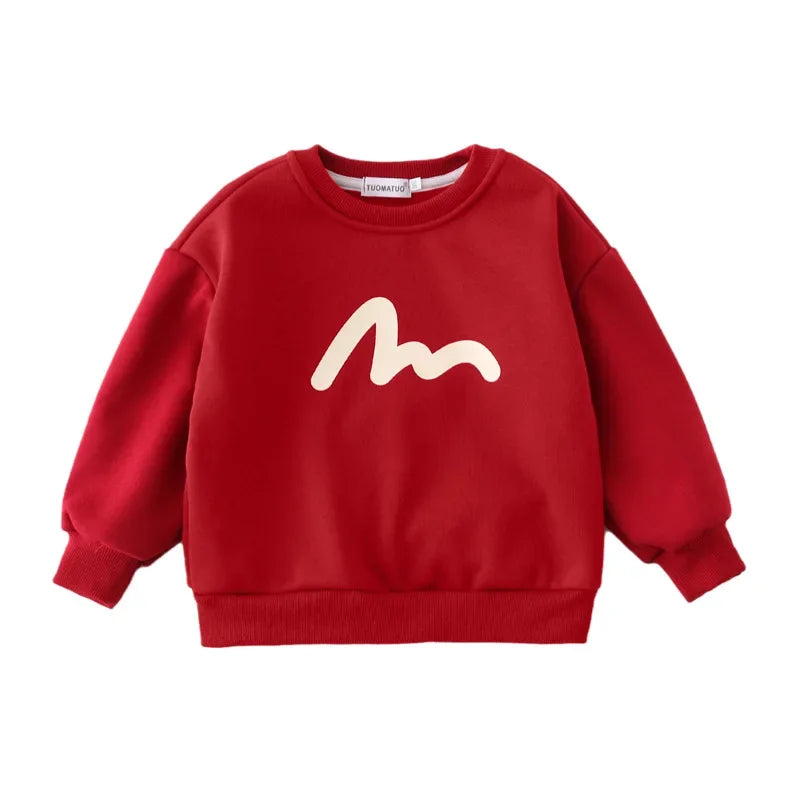 Maxy Father Mother and Children Matching Clothes Family Sweatshirt Winter Mom Boy Girl Warm Tops Dad Daughter Son Christmas Clothing