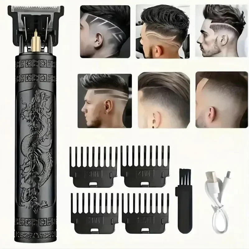 Maxy New Retro T9 Hair Clipper For Men, Electric Shaver, Rechargeable Hair Clipper, Portable Cordless Beard Trimmer