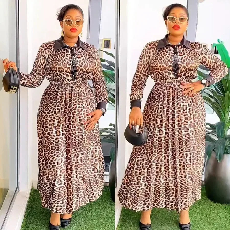 Maxy 2 Piece Skirt Sets African Dresses for Women Nigeria Turkey Africa Clothes Office Lady Dress Ladies Ankara Female Dress