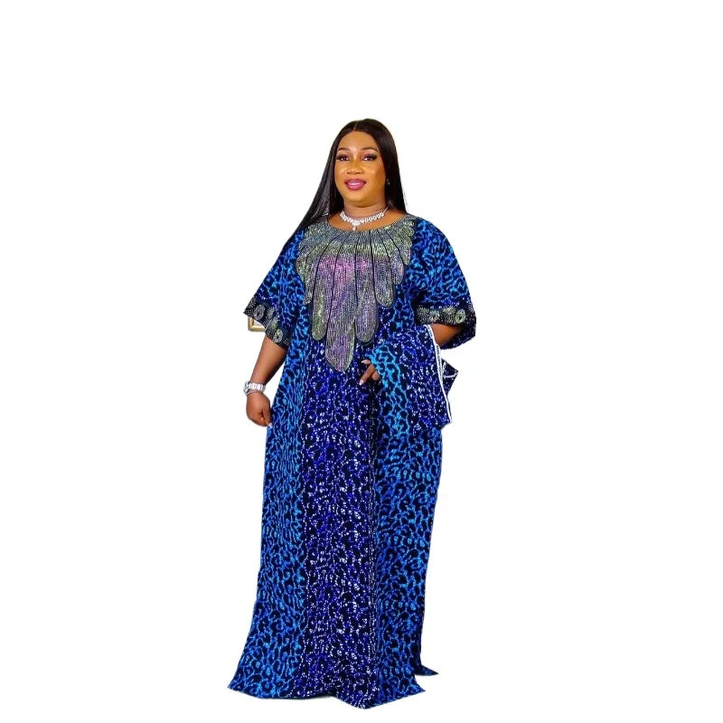 Customized Abayas For Women Dubai Luxury African Muslim Fashion Caftan Marocain Evening Party Dresses Boubou Robe Djellaba Femme