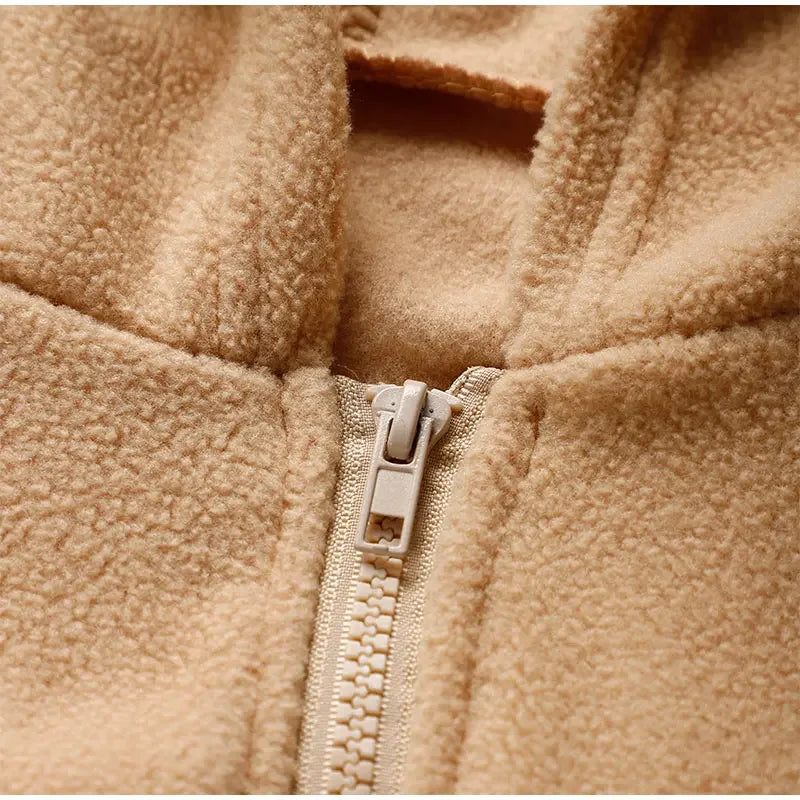 Maxy Women Tracksuit Autumn Winter Fleece Two Piece Sets Elegant Solid Oversized Warm Hoodies+Long Pant Sports Suit Ensemble Femme