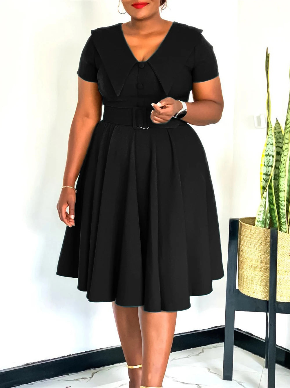 Maxy Elegant Fashion Office Lady Dress Short Sleeve Maxy Robes Party Prom Evening Gown Summer Autumn Turkey African Clothing