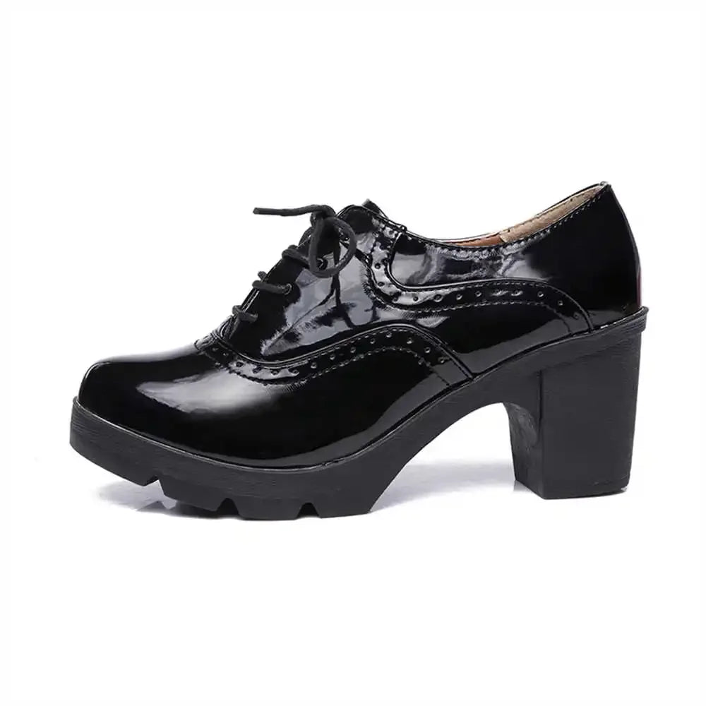 Maxy Round Tip Chunky Sports Sneakers Woman Platform Heel Boots 44 Size Heels Shoes Tnis Hit Latest Sheos Tenise Snearkers