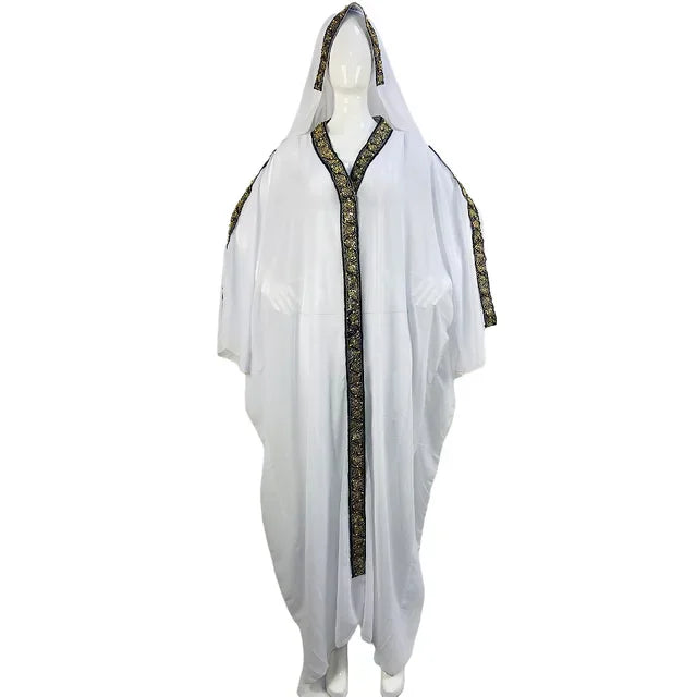 Maxy Ramadan Abaya Dubai Kaftan Muslim Hijab Dress African Evening Dresses for Women Kimono Robes Caftan Islam Clothes Muslim Abaya