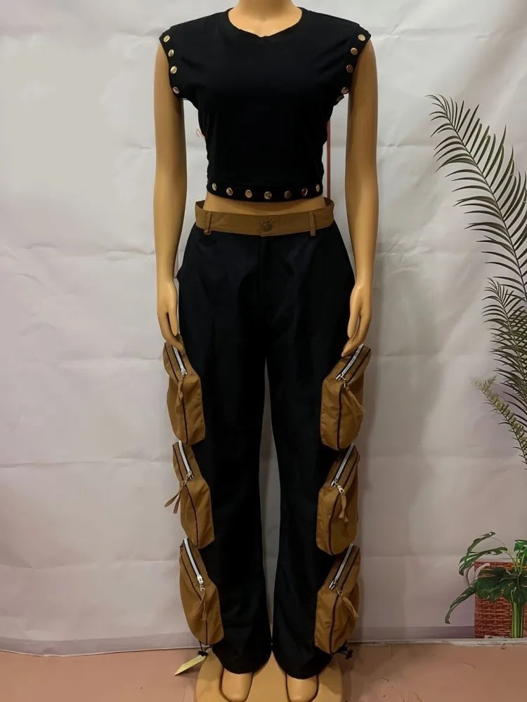 Maxy 2 Piece Women Set Dashiki African Clothes Summer Spring New Fashion Short Sleeve Top And Pants Suit Party Lady Matching Sets