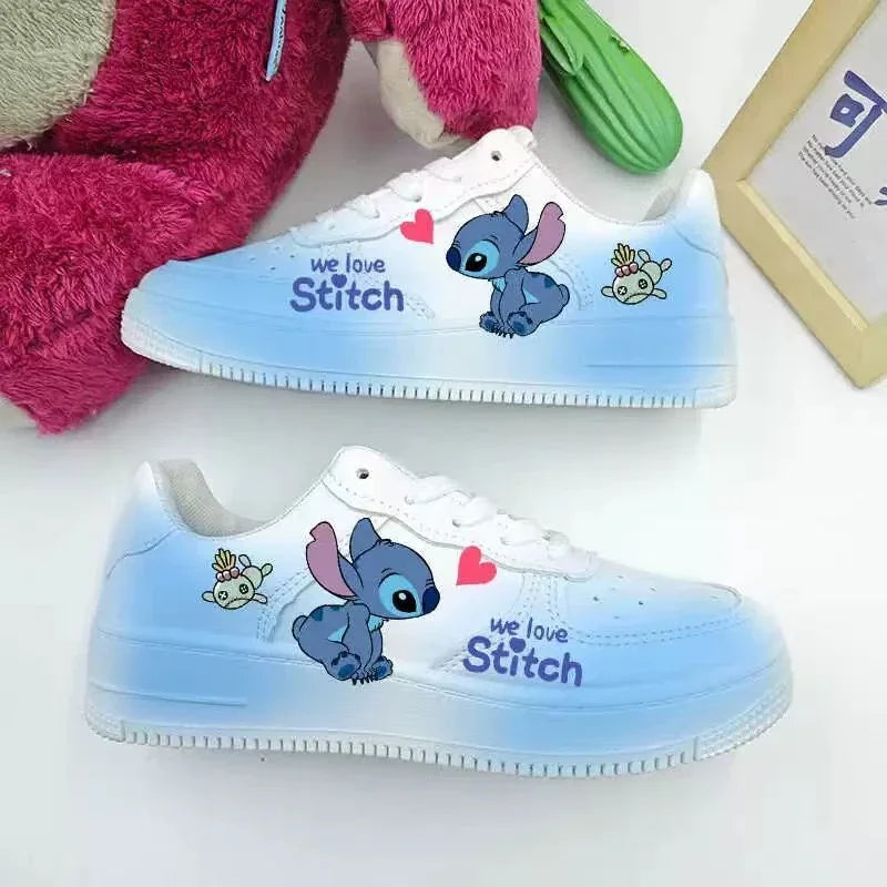 Maxy New Disney cartoon Stitch cute Casual shoes soft sports shoes for girlfriend gift EU size 35-44