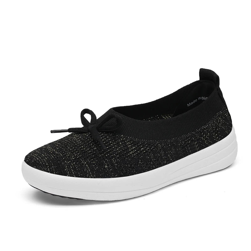 Maxy Women Flats Shoes Casual Mesh Sneakers Fashion Loafers Mesh Shoe Summer Breathable Tenis Comfortable Walk Sneaker For Female