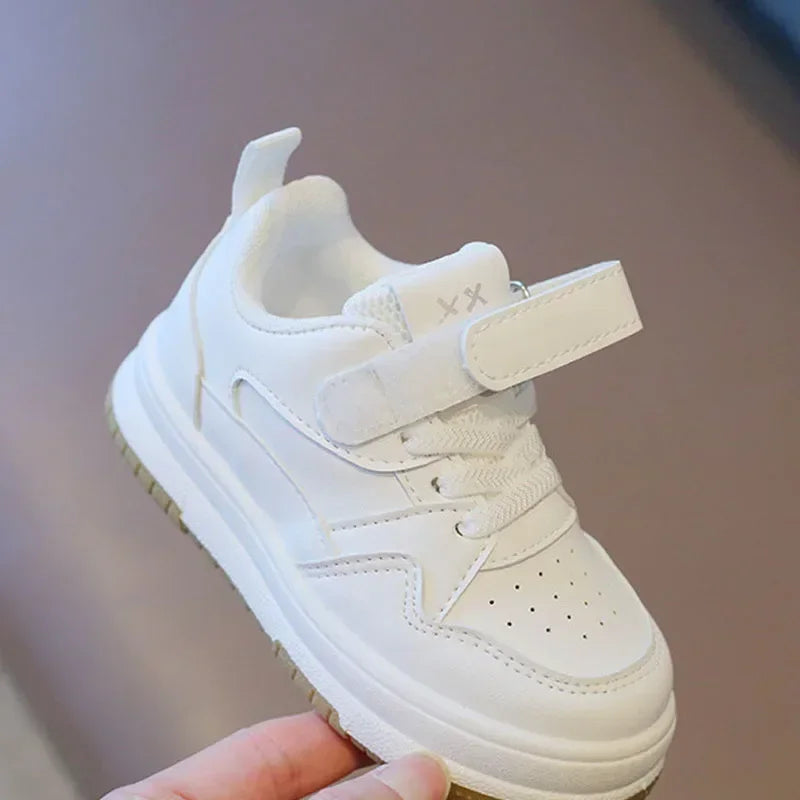 Maxy Children's Casual Sneakers New Comfortable Single Shoe Baby Boys Girls Toddler Small White Shoes Tennis Sports Board Shoes
