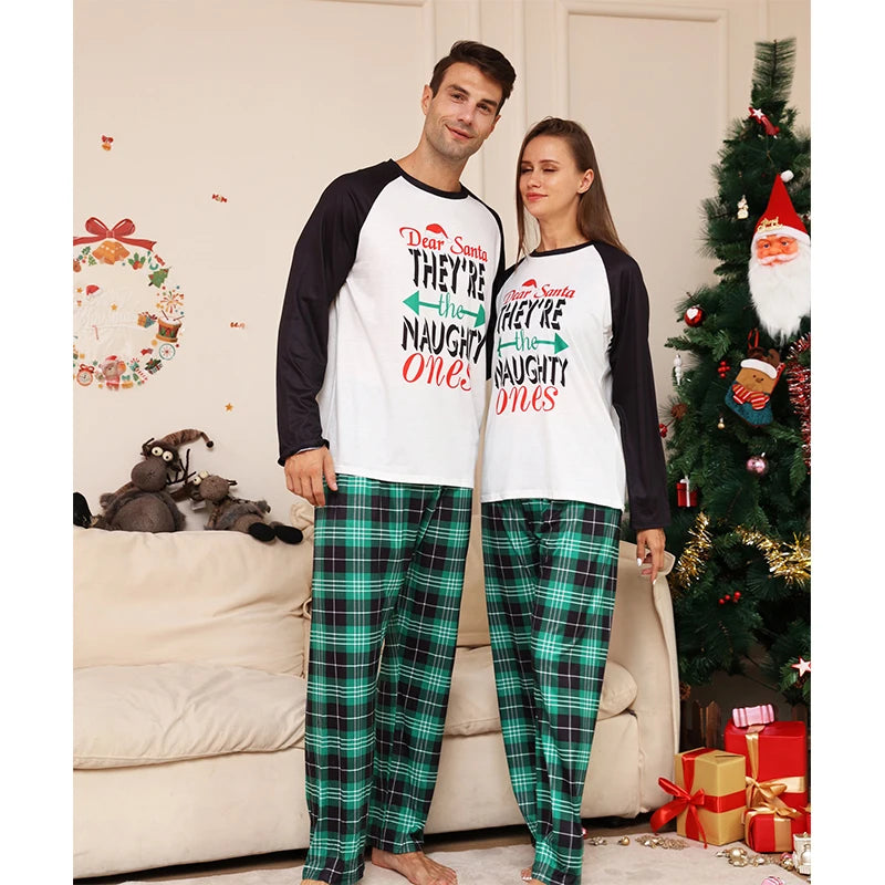 Xmas Family Matching Christmas Pajamas 2024 New Year Adult Kids Mother And Daughter Set Baby Romper Sleepwear Pyjamas Clothes