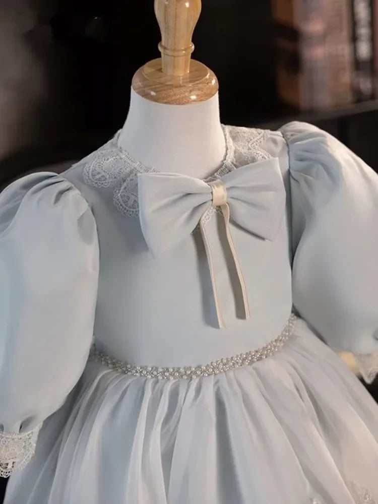 Amay New Children's Evening Gown Host Piano Performance Wedding Birthday Party Flower Girl Dresses A4212 Bridesmaid Dresses