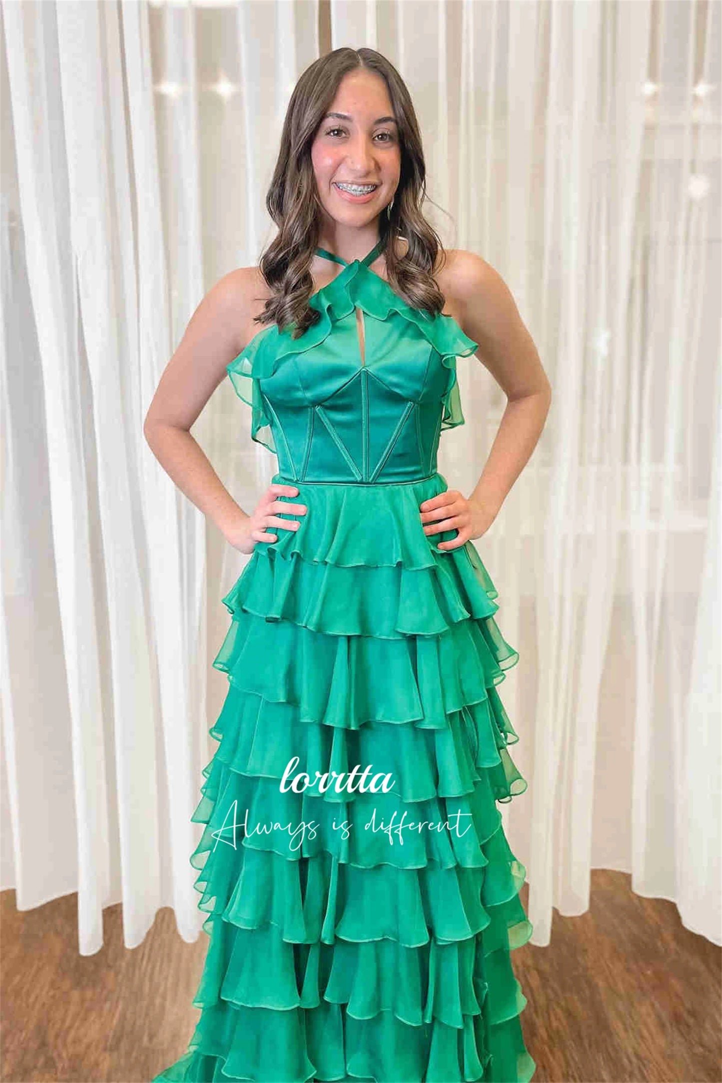 Maxy Woman Elegant Wedding Party Dress Line A Ball Gown Graduation Layered Happy Sharon Dresses Robe De Soiree Femmes