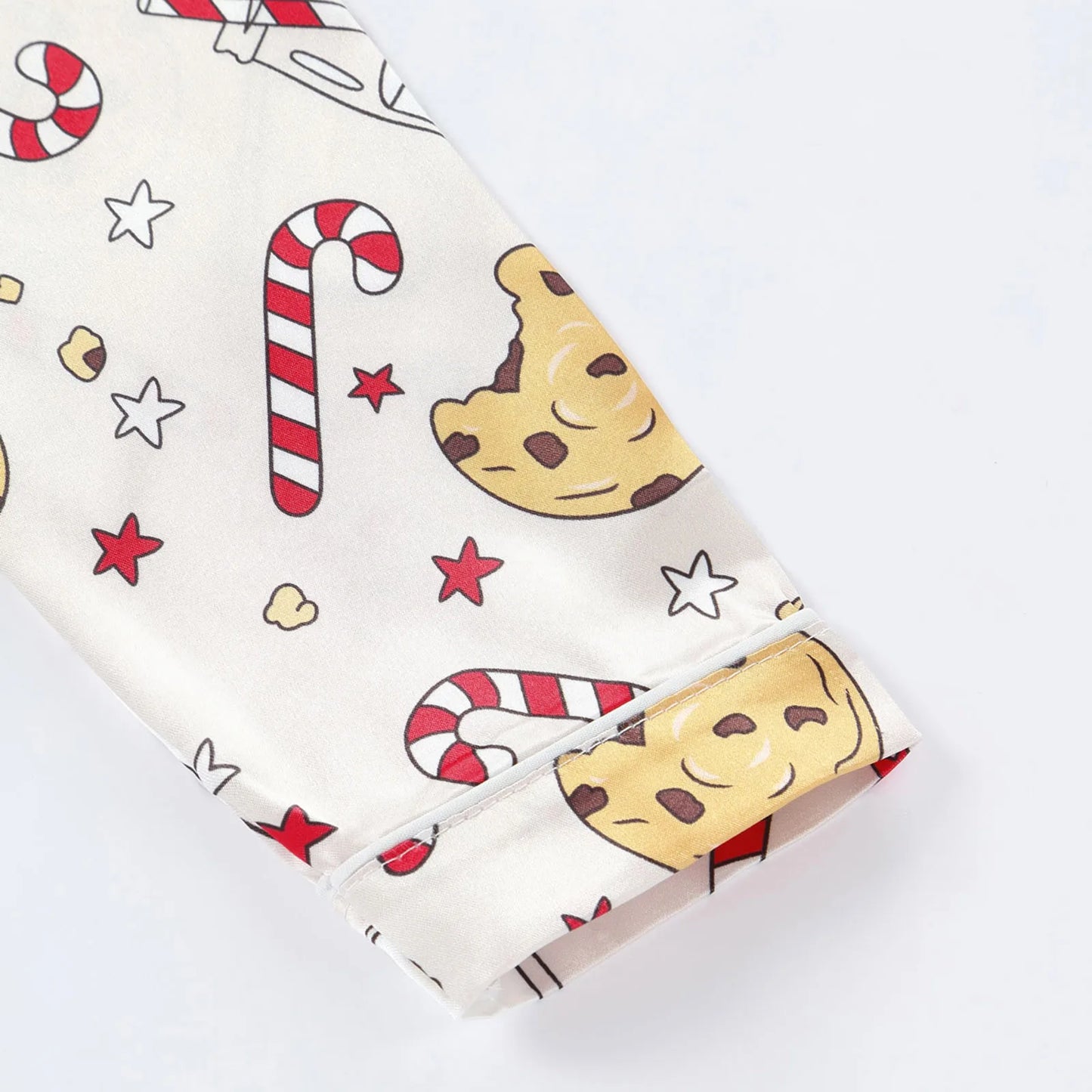 Pajamas Christmas Pattern Long sleeved Pajama Button Set For Kids Boys Cartoon Print Sleeve Pants Girls Sleepwear 2 Piece Sets