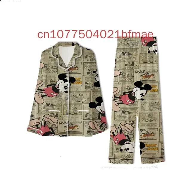 New Disney Mickey Christmas Pajama Set Custom Matching Family Mickey Christmas Pajamas