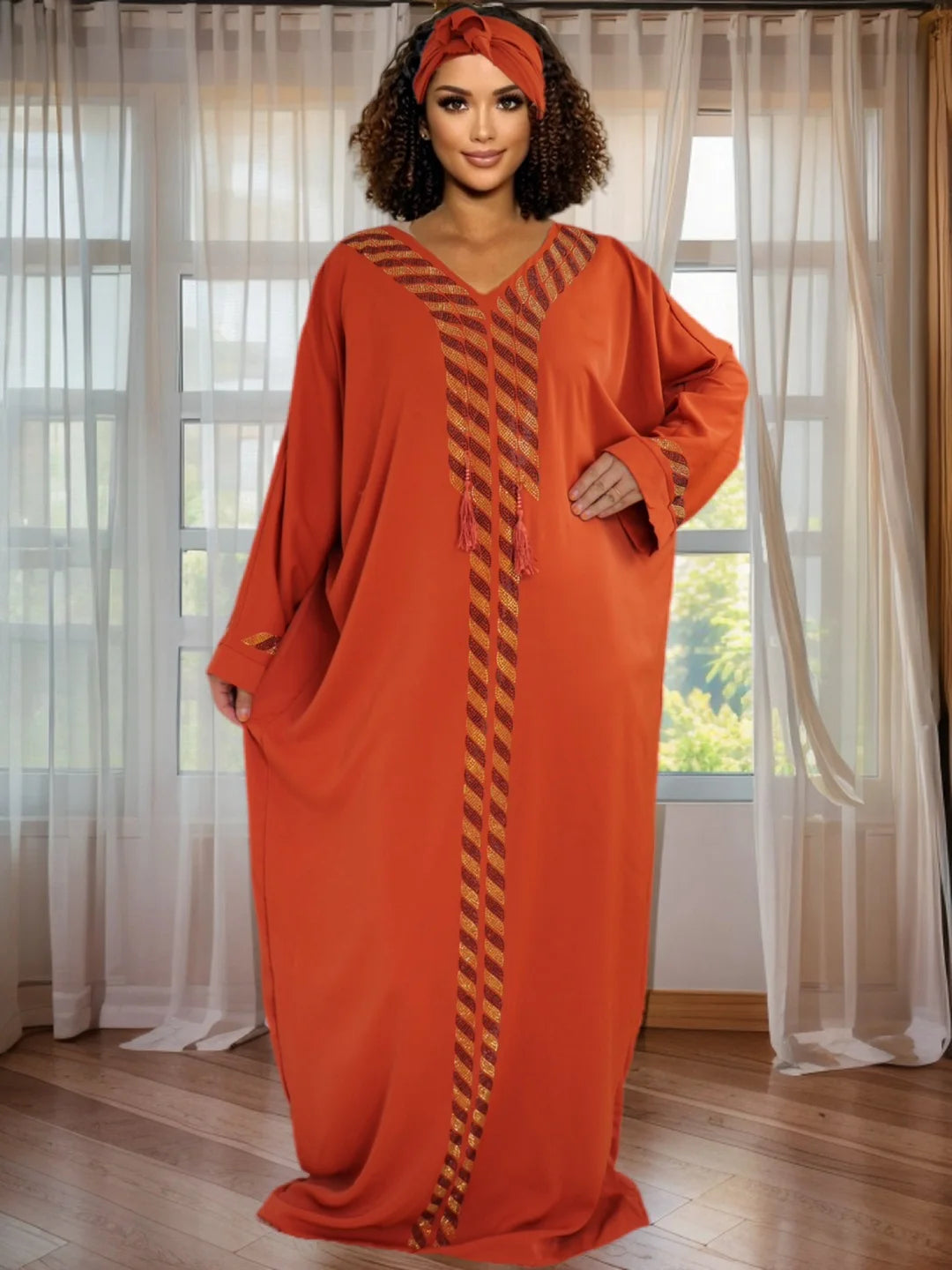 Maxy Women's Dashiki Rhinestone Dress African Kaftan - Elegant Evening Party Dress Ankara Shinny Long Gown