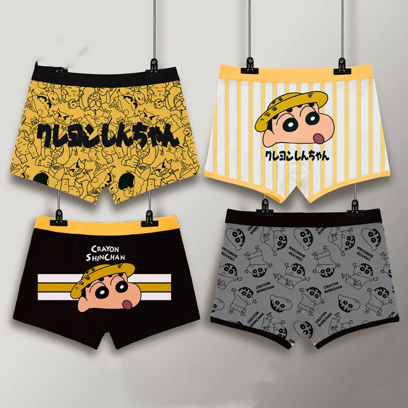 Maxy Pokémon Children's Boys Underwear Pure Cotton Boys Panties Underwear Pikachu Kids Soft Breathable Baby Briefs Underpants