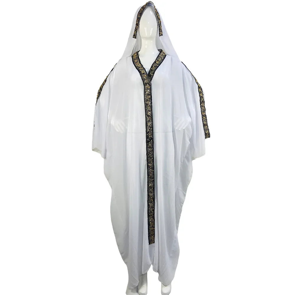 Maxy Ramadan Abaya Dubai Kaftan Muslim Hijab Dress African Evening Dresses for Women Kimono Robes Caftan Islam Clothes Muslim Abaya