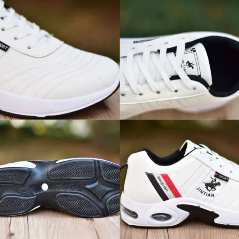 Maxy Fashion Men's Sneakers Platform Man Casual Sports Shoes Round Headed Rubber Wear-resisting Running Trainers shoes