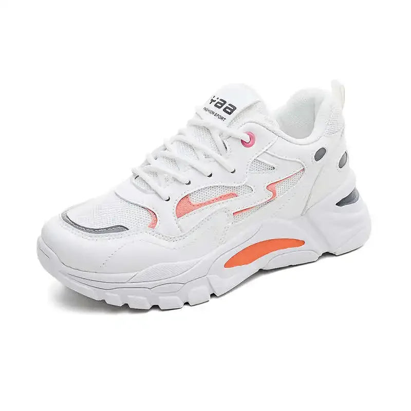 Maxy Womans Sneakers Orange Casual Cute Footwear Shoes Boot Sports Snekaers Cheapest Hand Made Runner Resale Vintage New In