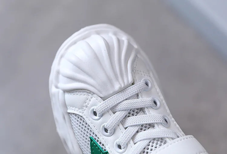 Macy Kids Shoes Baby Little Girls Boys Anti-Slip Soft Rubber Bottom Baby Sneaker Net Flat Shoes Off White Shoes Toddler Shoes