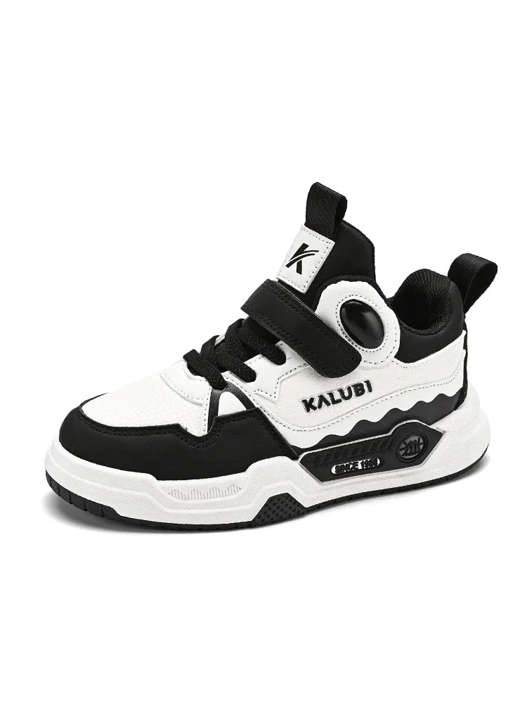 Maxy Children's Sneakers Kids Fashion Design White Non-slip Casual Shoes for Boys Girls Hook Breathable Trainers Toddler Outdoor Shoe
