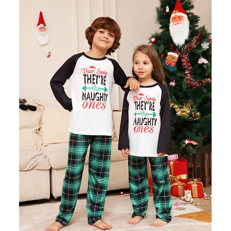 Xmas Family Matching Christmas Pajamas 2024 New Year Adult Kids Mother And Daughter Set Baby Romper Sleepwear Pyjamas Clothes