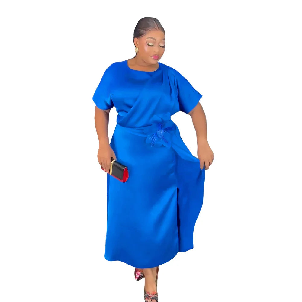 Amay Dresses for Women Plus Size Clothes Dashiki Ankara Turkey Outfits Gown Elegant Muslim Wedding Party Long Dress