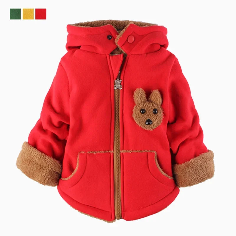 Maxy Fashion Baby Boys Jackets Autumn Winter Kids Warm Thick Parkas Jacket Children Outerwear toddler Girl Coat Boys Girls Clothes