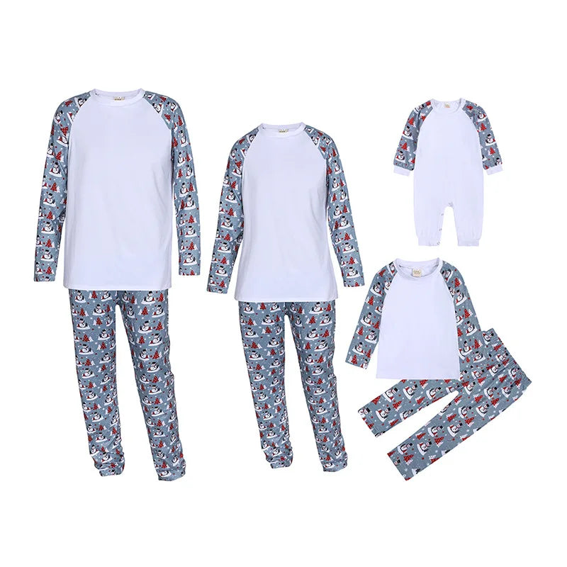 Christmas Pajamas Family Mother Kids Child Family Look Matching Outfits Suits Father Son Baby New Born Clothes Sets Tops+Pants