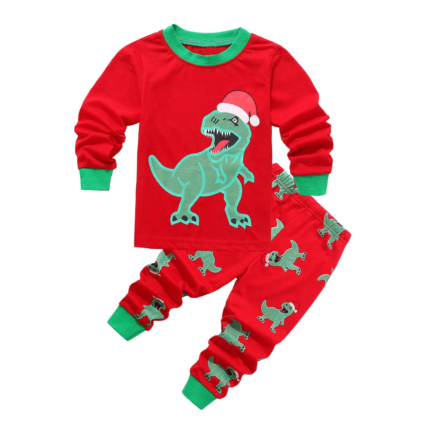 Maxy Christmas Baby Pajamas For Girls Boys Santa Claus XMAS Pajamas Set Cotton Pjs Toddler New Year Sleepwear Kids Clothes Casual Set