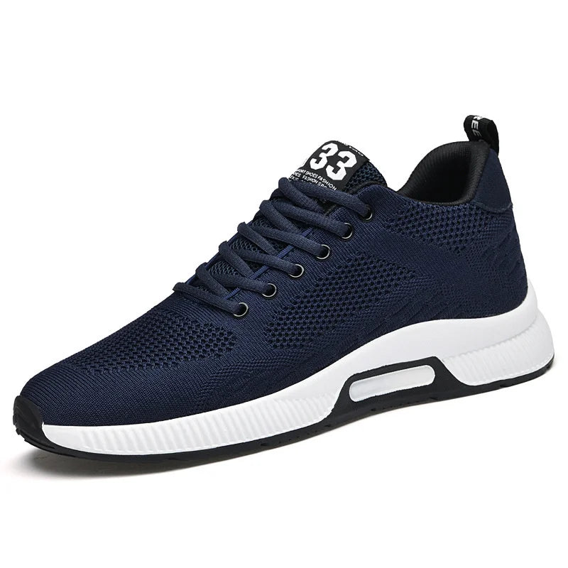 Amay Plus Size 46 Men Sneakers Elevator Shoes Summer Mesh Breathable Heightening Shoes Man Invisiable Increased 6CM Taller Shoes