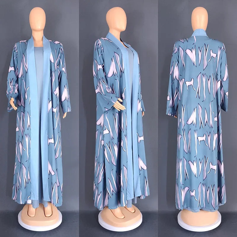 Maxy Dresses for Women Muslim Fashion Abayas Boubou Dashiki Ankara Outfits Evening Gown Dubai Kaftan Abaya Robe Marocaine