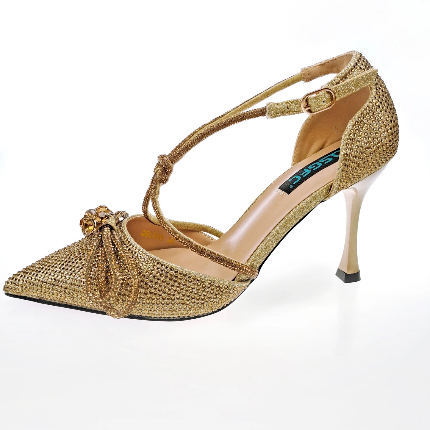 Maxy New Arrival Fashionable Shoes and Bag Silver Color Women's Wedding Special Appliques for African Lady Sandals