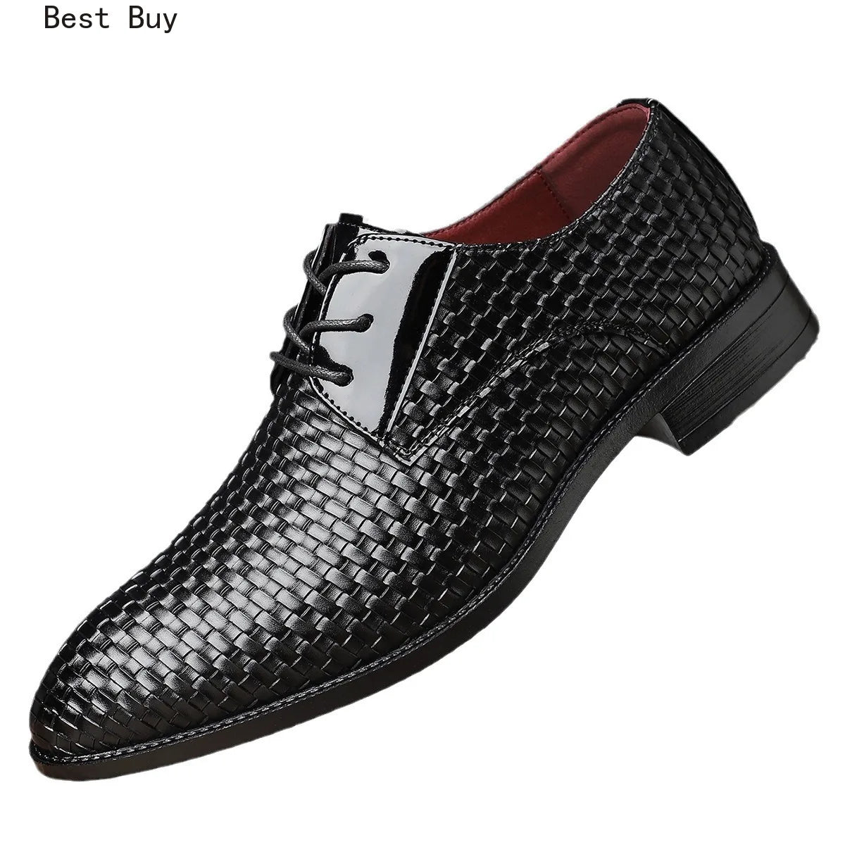 Amay leather woven oxford shoes for mens pointed toe dress shoes men loafers italian formal wedding dress shoes zapatos hombre casual