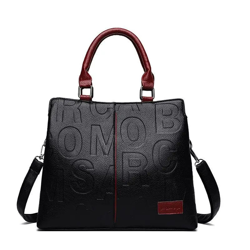 Maxy PU Leather Casual Crossbody Bags for Women Ladies Luxury Designer Tote Handbag Female Large Capacity Travel Shoulder Bag