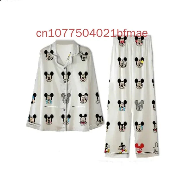 New Disney Mickey Christmas Pajama Set Custom Matching Family Mickey Christmas Pajamas