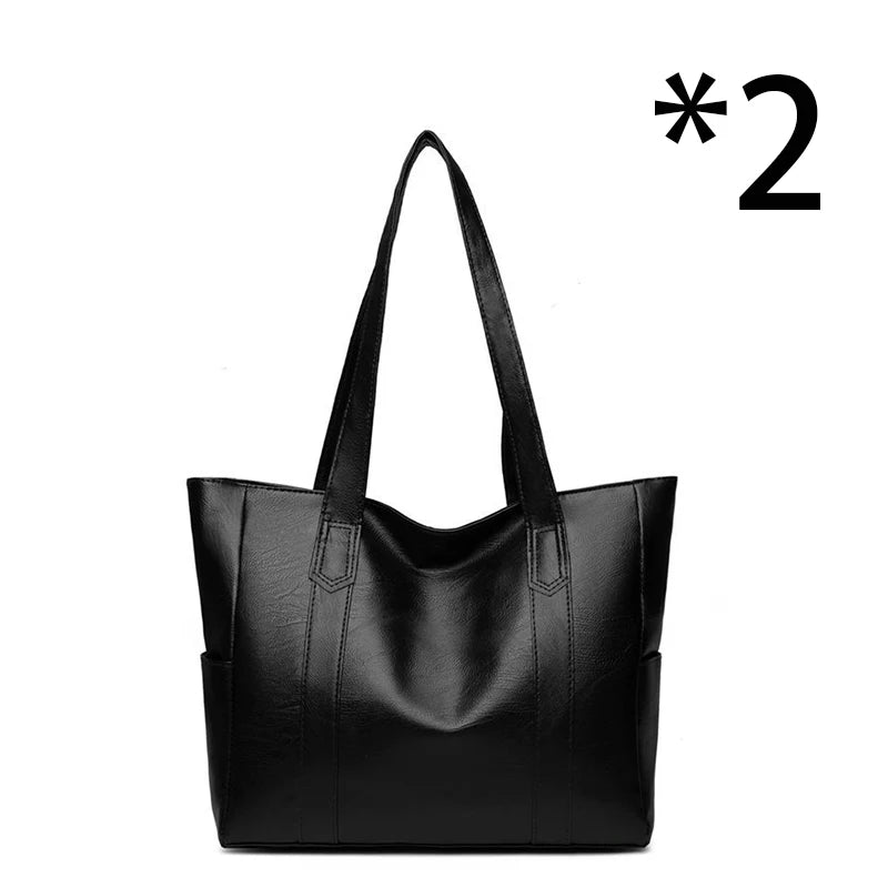 Maxy Vintage Large Capacity Tote Bag, Retro Vegan Shoulder Bag, Women's Casual Handbag For Commute
