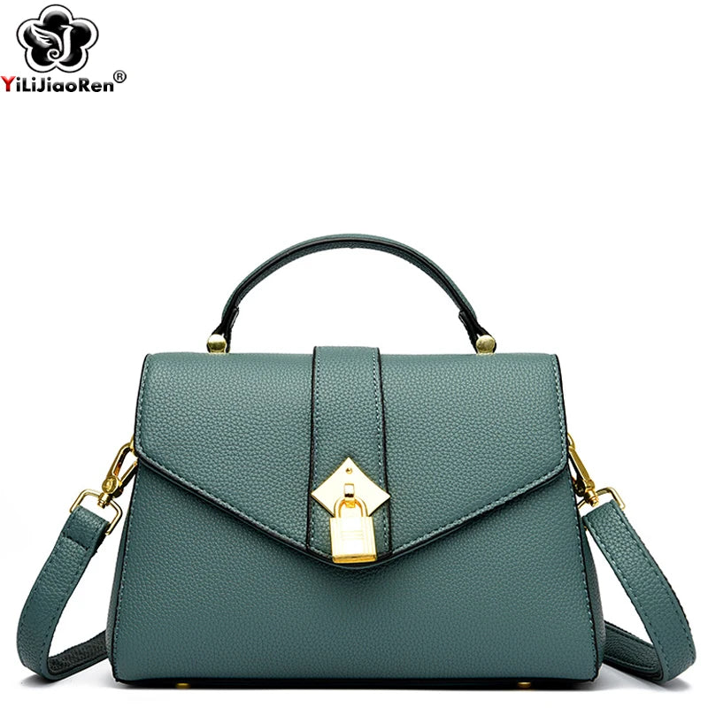 Maxy Fashion Handbag for Women High Quality Leather Handbags Ladies Shoulder Messenger Bags Designer Elegant Crossbody Bag Female