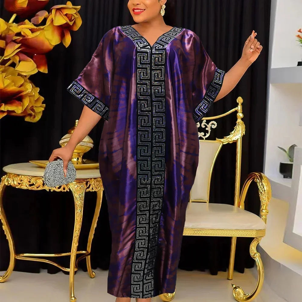 Customized Abayas For Women Dubai Luxury African Muslim Fashion Caftan Marocain Evening Party Dresses Boubou Robe Djellaba Femme