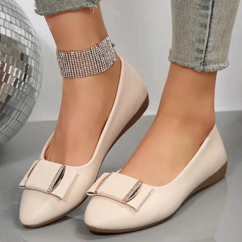 Maxy Women Flats Shoes Spring Autumn New Elegant Walking Loafers Women Designer Brand Casual Comfortable Retro Soft Dress Shoes Women