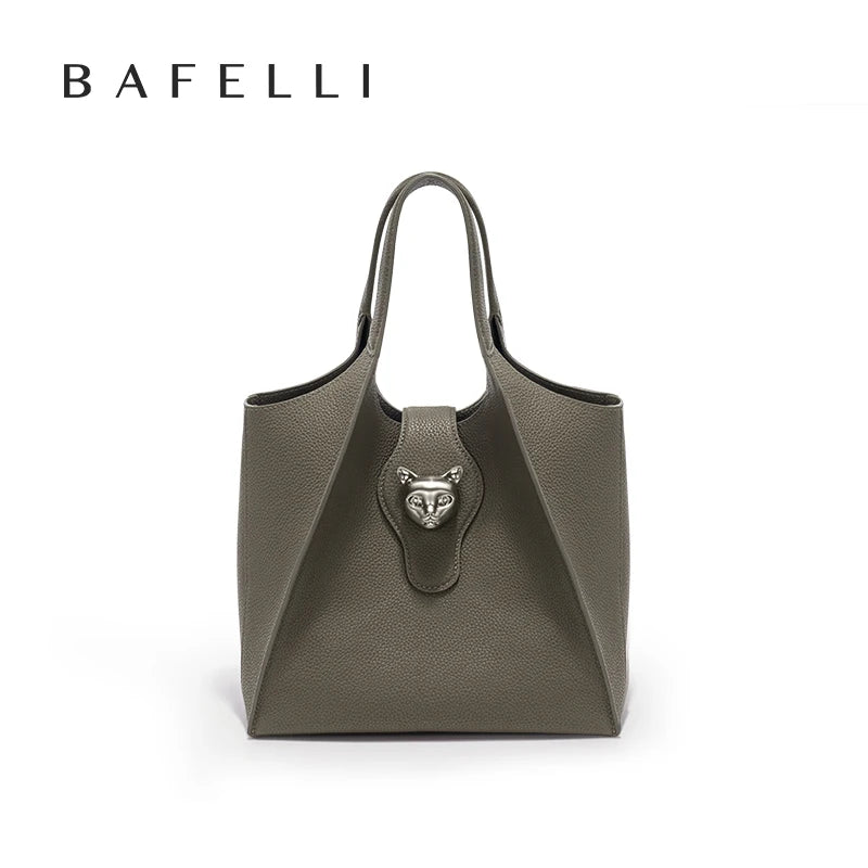 Maxy BAFELLI WOMEN'S HANDBAG TOTE TRAVEL BAGS GENUINE LEATHER CASUAL FASHION LUXURY BRAND UNISEX PURSE BUSINESS STYLISH DESIGNER