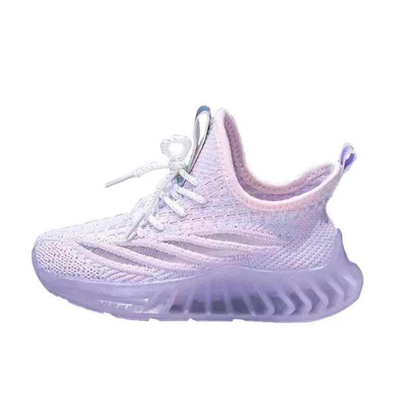 Visco 2024 Spring/Autumn Baby Shoes Breathable Knitting Infant Shoes Soft Sole Toddler Boys Girls Shoes Children Sneakers