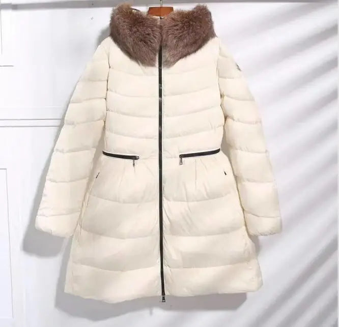 Maxy new Winter jacket women down jackets women's white duck down outerwear thickening hooded down coats parka brand