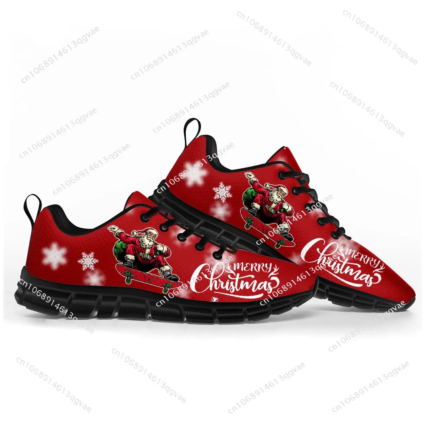 Maxy New Christmas Sports Shoes Mens Womens Teenager Kids Children Customized Sneakers Casual Tailor-Made Shoe High Quality Couple