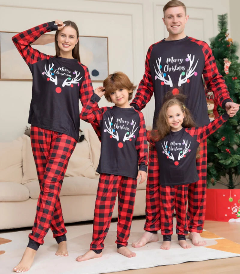 Christmas Pyjamas Set Family Matching Adult Women Men Baby Boy Girl Holiday Xmas Nightwear Sleepwear Pajamas Pjs Sets New 2024