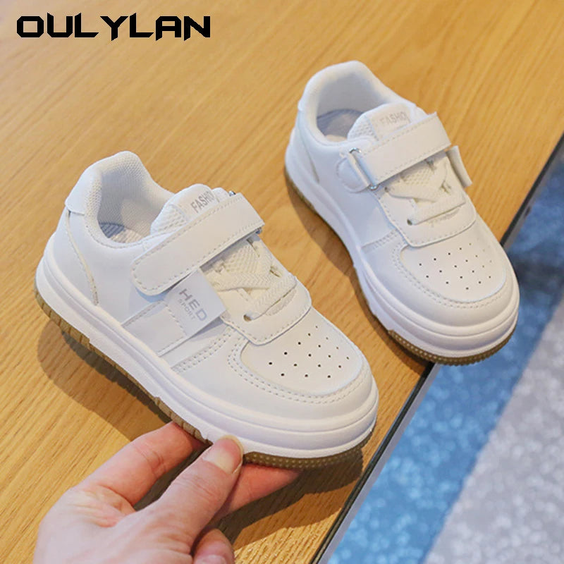 Maxy Sneakers Children Sports Shoe Boy Girl Casual Board Shoes Baby Soft Bottom Toddler Shoes Kids Small White Toddler Sneakers