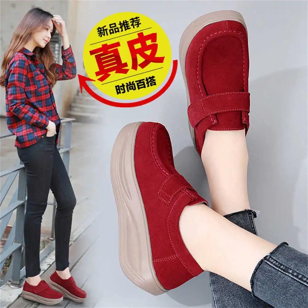 Amay Without Lacing Platformed Women Shoes Summer Vulcanize Red Boots For Womans Autumn Sneakers For Women Sport Sapatenis