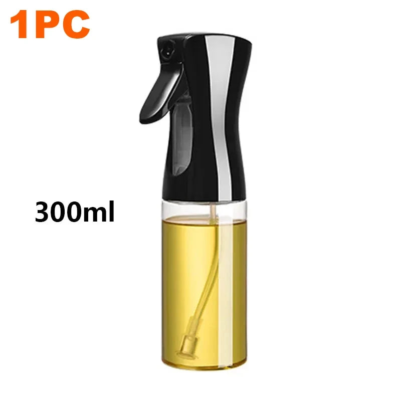 Maxy 200/300/500ml Oil Spray Bottle BBQ Cooking Olive Oil Sprayer Plastic Baking Oil Spray Empty Bottle Vinegar Bottle Or  Oil brush